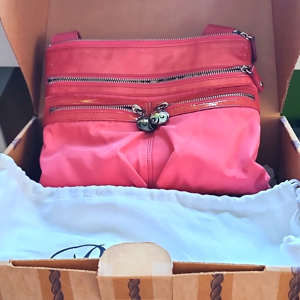 Brighton crossbody coral